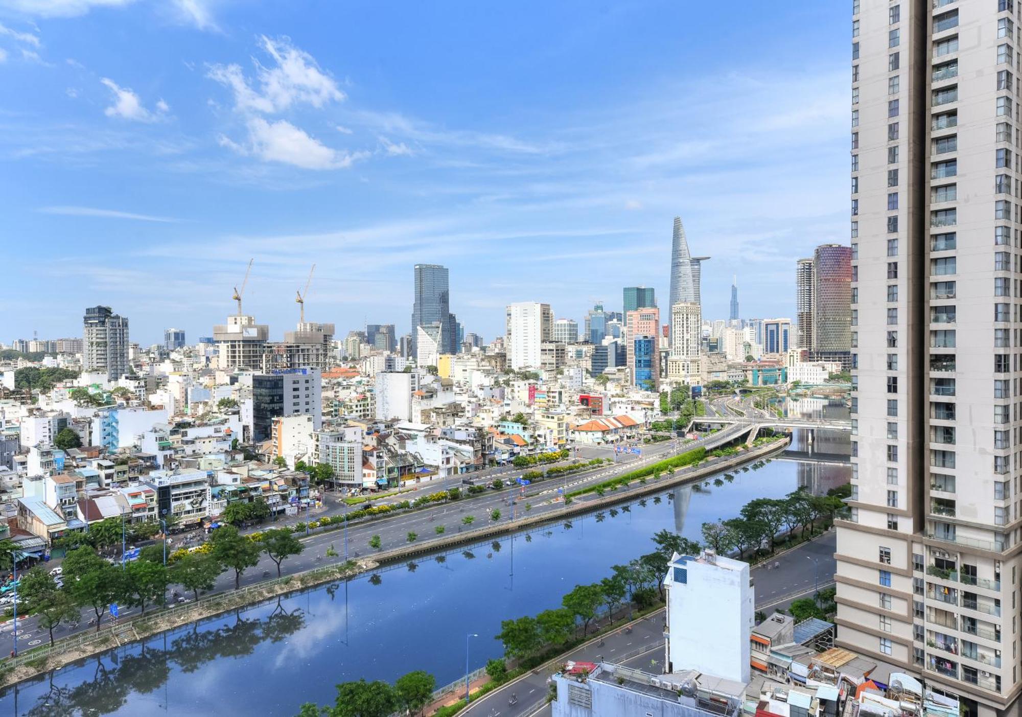 Can Ho Rivergate - Sai Gon, Quan 4 Ho Chi Minh-staden Exteriör bild