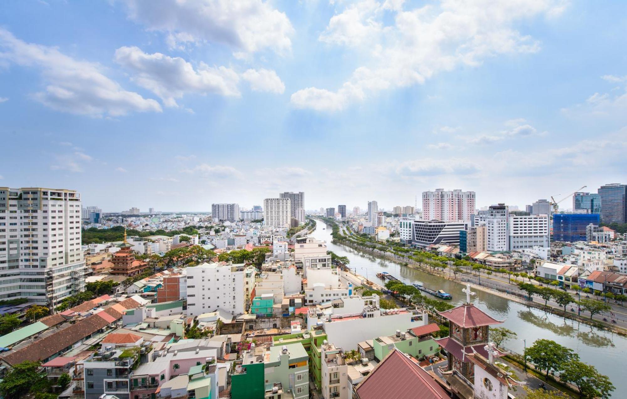 Can Ho Rivergate - Sai Gon, Quan 4 Ho Chi Minh-staden Exteriör bild